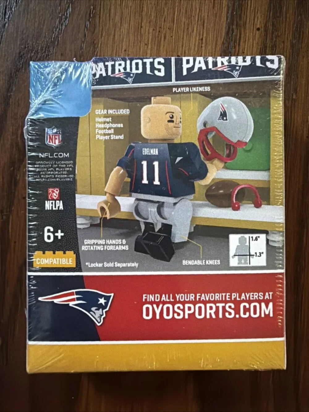 Oyo NFL Team Mini Figure New England Patriots JULIAN EDELMAN RARE!‎